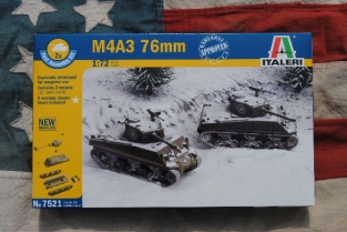 Italeri 7521 M4A3 SHERMAN 76mm